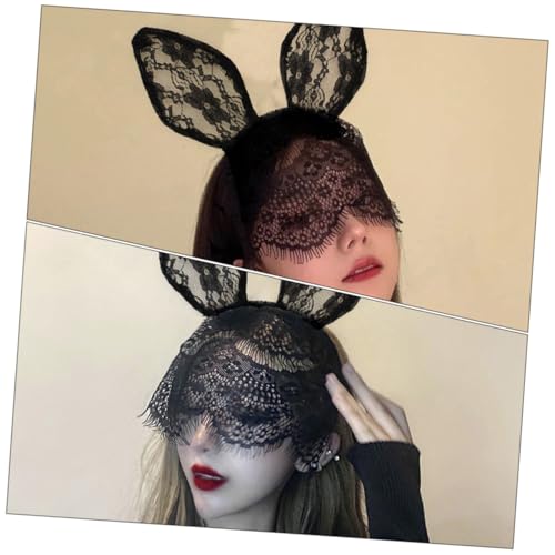 GANAZONO 2 Stück Schwarze Spitzen partyhaarreifen mit Katzen Hasenohren Dekorative Tierohren Haarbänder für Kostüm Themenpartys Modisches Accessoire für Damen und Mädchen GANAZONO 2 Stück Schwarze Spitzen partyhaarreifen mit Katzen Hasenohren Dekorative Tierohren Haarbänder für Kostüm Themenpartys Modisches Accessoire für Damen und Mädchen von GANAZONO