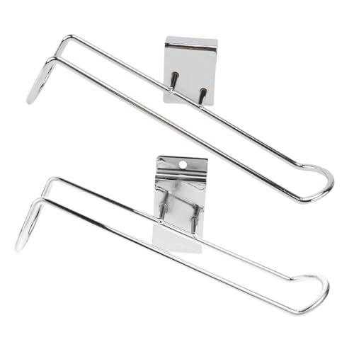 GANAZONO 2 Stück Skates Display Wandhalterung Metall Skate Rack mit Rutschfester Basis Stabiler Schlitzrohrrahmen Schwarzes Wandregal zur Sicheren Aufbewahrung von GANAZONO