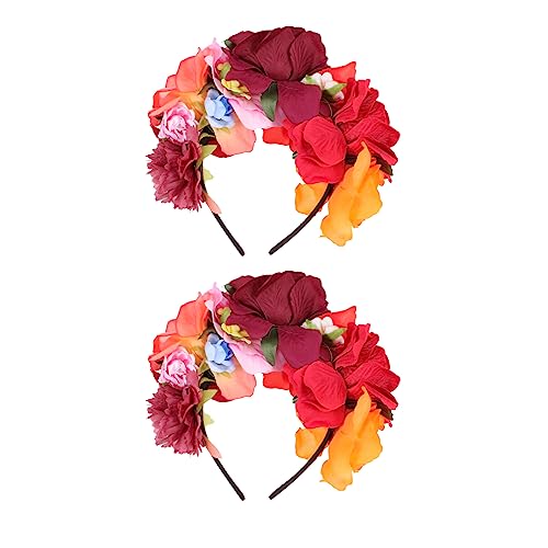 GANAZONO 2Stücke Exquisite Haarreifen Mit Bunten Simulierten Design Stirnbänder Für Fotorequisiten Hochzeiten Und Festliche Anlässe GANAZONO 2Stücke Exquisite Haarreifen Mit Bunten Simulierten Design Stirnbänder Für Fotorequisiten Hochzeiten Und Festliche Anlässe von GANAZONO