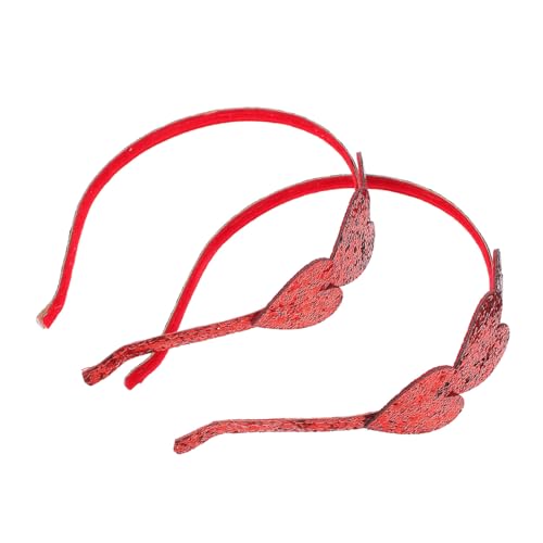 GANAZONO 2Stücke Haarband mit Pailletten im Rotes Haardekor für Festivals Partys und Besondere Anlässe GANAZONO 2Stücke Haarband mit Pailletten im Rotes Haardekor für Festivals Partys und Besondere Anlässe von GANAZONO