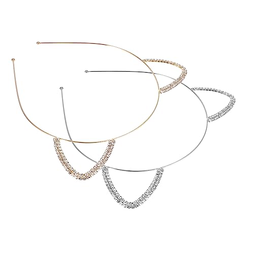GANAZONO 2Stücke Metall Katzenohr Haarbänder Dekorative Katzenohr Haarreifen Glänzende Party Accessoires GANAZONO 2Stücke Metall Katzenohr Haarbänder Dekorative Katzenohr Haarreifen Glänzende Party Accessoires von GANAZONO