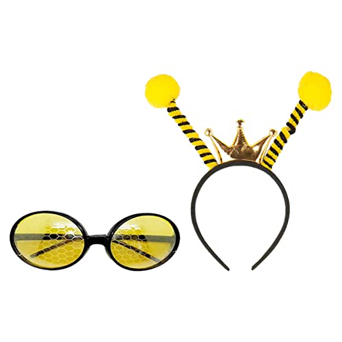 GANAZONO 2stücke Bienenstil Haarband Und Brillen-set Für Kostümpartys Leichtes Accessoire Für Erwachsene Für Karneval Und Cosplay GANAZONO 2stücke Bienenstil Haarband Und Brillen-set Für Kostümpartys Leichtes Accessoire Für Erwachsene Für Karneval Und Cosplay von GANAZONO