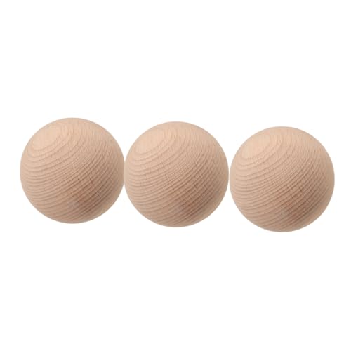 GANAZONO 3 Stück Teiliges Krocket und Golfball Set aus Buchenholz für Garten und Rasen Spiele Vielseitig für Boccia und Outdoor Sport für Frauen und Freizeitspaß von GANAZONO