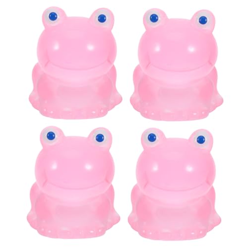 GANAZONO 4 Stück Mini Frogs Nachtleuchtende Harz Frösche für Fischbecken Dekorative Tiere für Garten und Mikro Landschaftsprojekte GANAZONO 4 Stück Mini Frogs Nachtleuchtende Harz Frösche für Fischbecken Dekorative Tiere für Garten und Mikro Landschaftsprojekte von GANAZONO