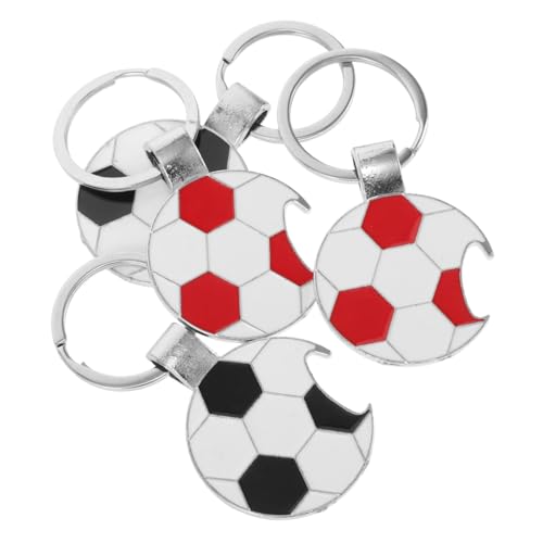 GANAZONO 4 Stück Robuster Fußball Schlüsselanhänger mit Flaschenöffner für Jungen Fußballfans Praktische Partygeschenke Kompakt und Langlebig für Rucksack und Alltagsgebrauch GANAZONO 4 Stück Robuster Fußball Schlüsselanhänger mit Flaschenöffner für Jungen Fußballfans Praktische Partygeschenke Kompakt und Langlebig für Rucksack und Alltagsgebrauch von GANAZONO