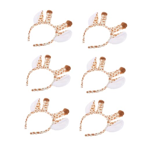 GANAZONO 6 Stück Tiermotiv Haarreifen aus Plüsch für Kreative Haarschmuck Accessoires für Kostümpartys Karneval Weihnachten Ostern und Silvester GANAZONO 6 Stück Tiermotiv Haarreifen aus Plüsch für Kreative Haarschmuck Accessoires für Kostümpartys Karneval Weihnachten Ostern und Silvester von GANAZONO