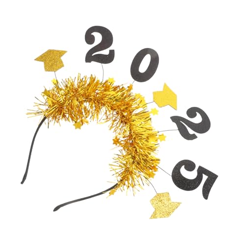 GANAZONO Abschlussfeier Stirnband mit Doktorhut Design für Graduierungsfeiern Stilvolles und Komfortables Haaraccessoire für Festliche Anlässe Langlebig und für Abschlussfeier von GANAZONO