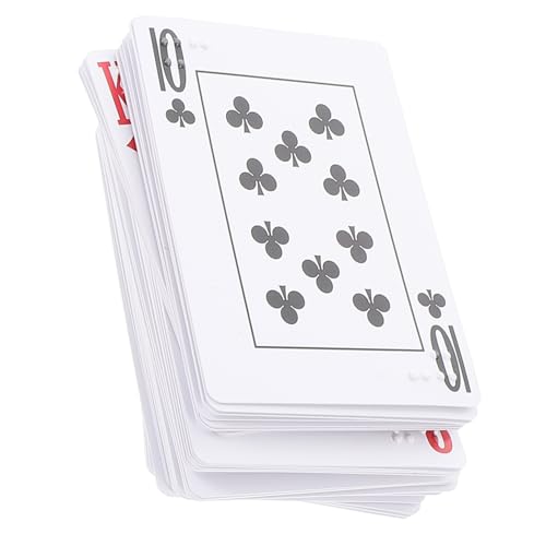 GANAZONO Braille Spielkarten für Sehbehinderte Identifizierung für Vielseitige Kartenspiele zur Verbesserung und Barrierefreiheit von GANAZONO