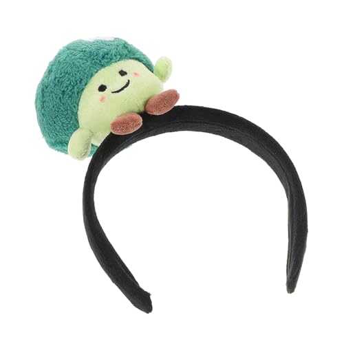 GANAZONO Brokkoli Haarreifen Lustiges Stirnband aus Weichem Plüsch Cartoon Haarband für Gesichtspflege Elastisches Accessoire für Kopfgrößen GANAZONO Brokkoli Haarreifen Lustiges Stirnband aus Weichem Plüsch Cartoon Haarband für Gesichtspflege Elastisches Accessoire für Kopfgrößen von GANAZONO
