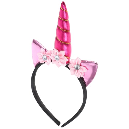 GANAZONO Einhorn Haarreif für Mädchen Handgemachter Haarschmuck mit Blumen und Kristallen für Kostümpartys Geburtstagsfeiern und Karneval GANAZONO Einhorn Haarreif für Mädchen Handgemachter Haarschmuck mit Blumen und Kristallen für Kostümpartys Geburtstagsfeiern und Karneval von GANAZONO