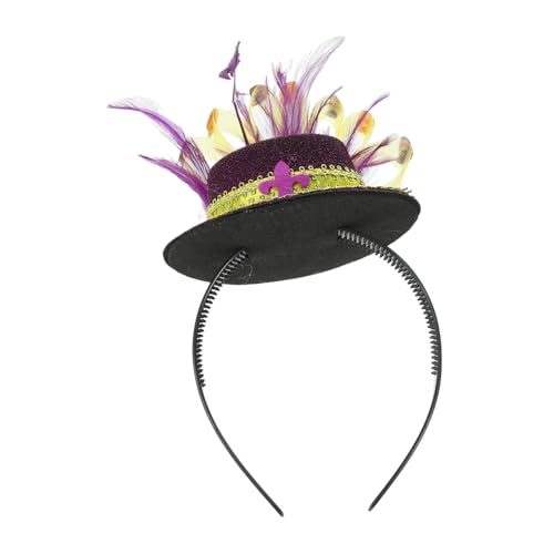 GANAZONO Feder Stirnband Party Hüte Elegant Kostüm Blau Rosa Haarzubehör Spitze Erwachsene Mardi Gras Hair Accessoires Hut Stirnband Halloween Hutstirnbänder Für Damen Stoff Violett GANAZONO Feder Stirnband Party Hüte Elegant Kostüm Blau Rosa Haarzubehör Spitze Erwachsene Mardi Gras Hair Accessoires Hut Stirnband Halloween Hutstirnbänder Für Damen Stoff Violett von GANAZONO