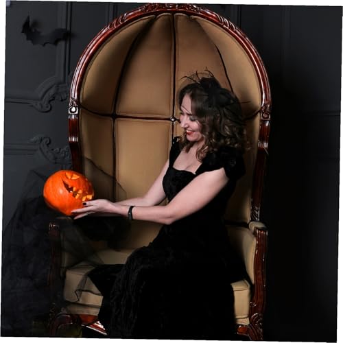 GANAZONO Halloween Haarschmuck Feder Haarreif mit Gauze Dekor Schwarzer Festival Kopfschmuck für Karneval Party Kostüm Zubehör GANAZONO Halloween Haarschmuck Feder Haarreif mit Gauze Dekor Schwarzer Festival Kopfschmuck für Karneval Party Kostüm Zubehör von GANAZONO