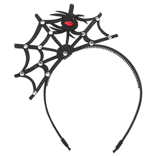 GANAZONO Halloween Stirnband mit Kreativem Spinnennetz-design Leicht Anzulegen Party-haar-deko für Erwachsene für Halloween Kostüm und Cosplay Geschenkidee von GANAZONO