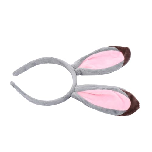 GANAZONO Kaninchenohren Haarreifen Plüsch Stirnband für Kostümpartys Halloween Karneval Cosplay für Bühnenaufführungen und Feiern Hochwertiges Langlebiges Zubehör von GANAZONO