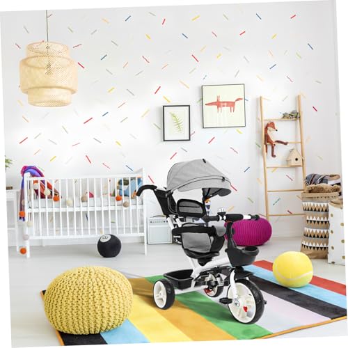 GANAZONO Kinderdreirad mit Sonnendach Verstellbar Leichtes Stabiles für Jungen und Mädchen Komfortabel und Sicher für Ausflüge und Reisen Modernes Design von GANAZONO