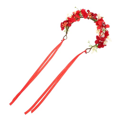 GANAZONO Kopfschmuck Krone für Hochzeiten Festivals und Partys Leichtes und Ergonomisches Accessoire mit Stabilen Lebendigen Kunstblumen GANAZONO Kopfschmuck Krone für Hochzeiten Festivals und Partys Leichtes und Ergonomisches Accessoire mit Stabilen Lebendigen Kunstblumen von GANAZONO