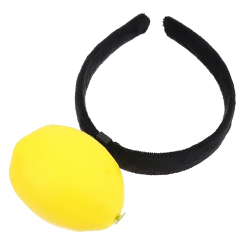 GANAZONO Lustiges Haarband für Erwachsene Weicher Plüschiger Zitronen Haarreif für Feiertagsfeiern Verkleidungsevents und Looks GANAZONO Lustiges Haarband für Erwachsene Weicher Plüschiger Zitronen Haarreif für Feiertagsfeiern Verkleidungsevents und Looks von GANAZONO