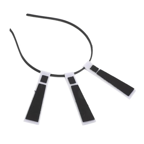 GANAZONO Marken Haarband Schwarz Party Haarschmuck Cosplay Stirnband Flexibel Komfortabel für Damen und Herren Verschiedene Anlässe von GANAZONO