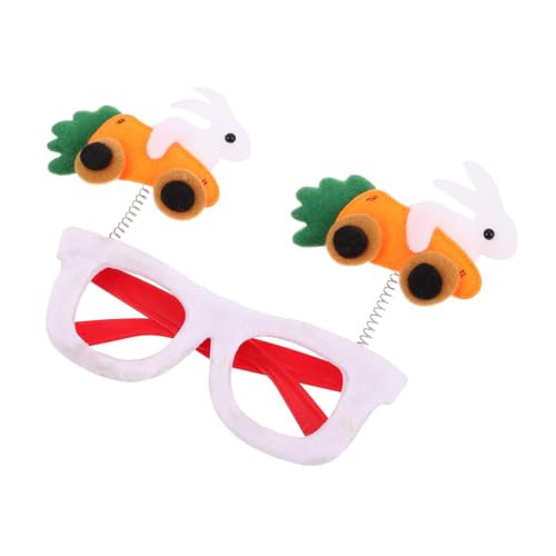 GANAZONO Ostergläser Hasenbrille Partybrille für Hasenohren Requisiten für Fotokabinen mit Brille Zubehör für die Osterparty Osterkinder Augenrahmen gefühlt GANAZONO Ostergläser Hasenbrille Partybrille für Hasenohren Requisiten für Fotokabinen mit Brille Zubehör für die Osterparty Osterkinder Augenrahmen gefühlt von GANAZONO