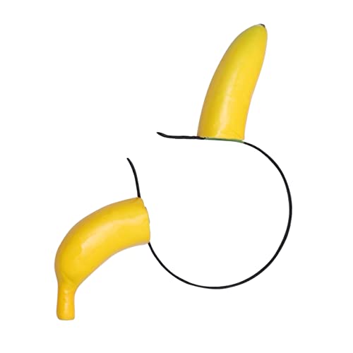 GANAZONO Party Banana Haarband Lustiger Kopfschmuck für Erwachsene mit Bananendesign für Mottopartys und Unvergessliche Foto Requisiten aus Leichtem Hochwertigem Material GANAZONO Party Banana Haarband Lustiger Kopfschmuck für Erwachsene mit Bananendesign für Mottopartys und Unvergessliche Foto Requisiten aus Leichtem Hochwertigem Material von GANAZONO