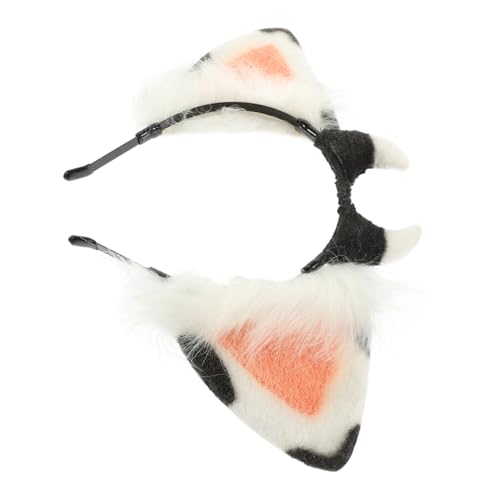 GANAZONO Plüsch Kuh Ohren Haarreif Leicht und Stabil Weiches Kopfband für Damen und Erwachsene Kuscheliges Party Kopfschmuck Accessoire für Karneval Rollenspiel und Festlichkeiten GANAZONO Plüsch Kuh Ohren Haarreif Leicht und Stabil Weiches Kopfband für Damen und Erwachsene Kuscheliges Party Kopfschmuck Accessoire für Karneval Rollenspiel und Festlichkeiten von GANAZONO