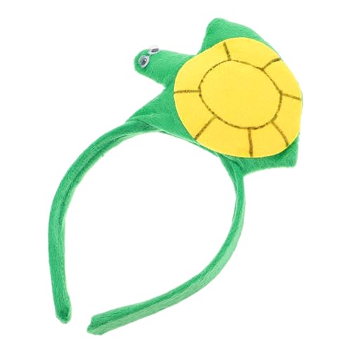 GANAZONO Sanfter Kopf Hoop Turtle Fluffy Kostüm Plüsch-Tierhaarband Schildkröte Kostüm Requisit Schildkrötenparty Cosplay-Stirnband Kostümstirnband Tierstirnband Stoff Green GANAZONO Sanfter Kopf Hoop Turtle Fluffy Kostüm Plüsch-Tierhaarband Schildkröte Kostüm Requisit Schildkrötenparty Cosplay-Stirnband Kostümstirnband Tierstirnband Stoff Green von GANAZONO