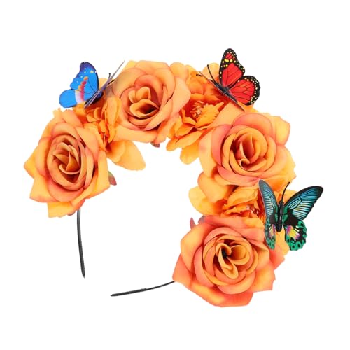 GANAZONO Schmetterling Haarreif mit Simulierten für Kopfstück für Halloween Abschlussball und Festlichkeiten Stoffrosen Dekoration Vielseitiges GANAZONO Schmetterling Haarreif mit Simulierten für Kopfstück für Halloween Abschlussball und Festlichkeiten Stoffrosen Dekoration Vielseitiges von GANAZONO