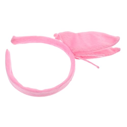 GANAZONO Schmetterling Stirnband Damen Fasching Karneval Haarreif Cosplay Party Haarband Komfortabel Leicht Rosa Festlicher Kopfschmuck Mädchen Accessoire von GANAZONO
