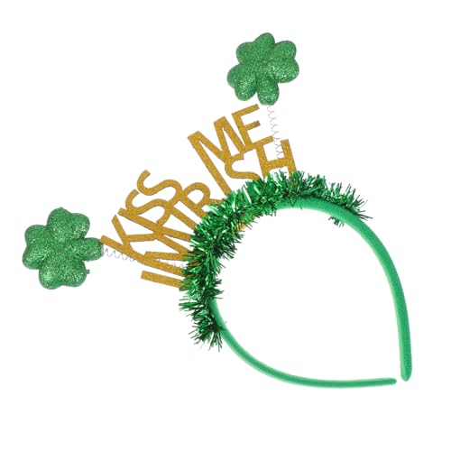 GANAZONO St Patrick's Day Haarreif Grünes Design Party Kopfschmuck Kostüm Deko Flexibel für Damen und Mädchen GANAZONO St Patrick's Day Haarreif Grünes Design Party Kopfschmuck Kostüm Deko Flexibel für Damen und Mädchen von GANAZONO