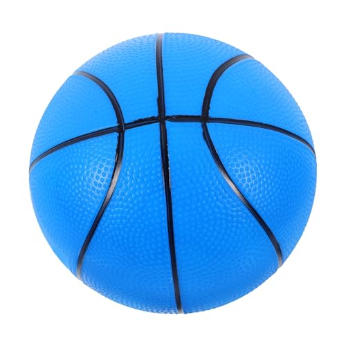 GANAZONO aufblasbarer Hüpfball Basketball im Freien kleine Basketbälle Spielzeugbasketball im Freien tragbarer Basketball Coole Basketballspielzeug Basketball-Kleinkind PVC Blau von GANAZONO