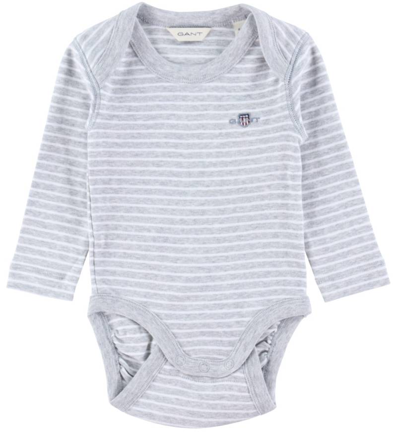 GANT Body l/ä - Shield Striped - Light Grey Melange - GANT - 62 - Body L/Ä GANT Body l/ä - Shield Striped - Light Grey Melange - GANT - 62 - Body L/Ä von GANT