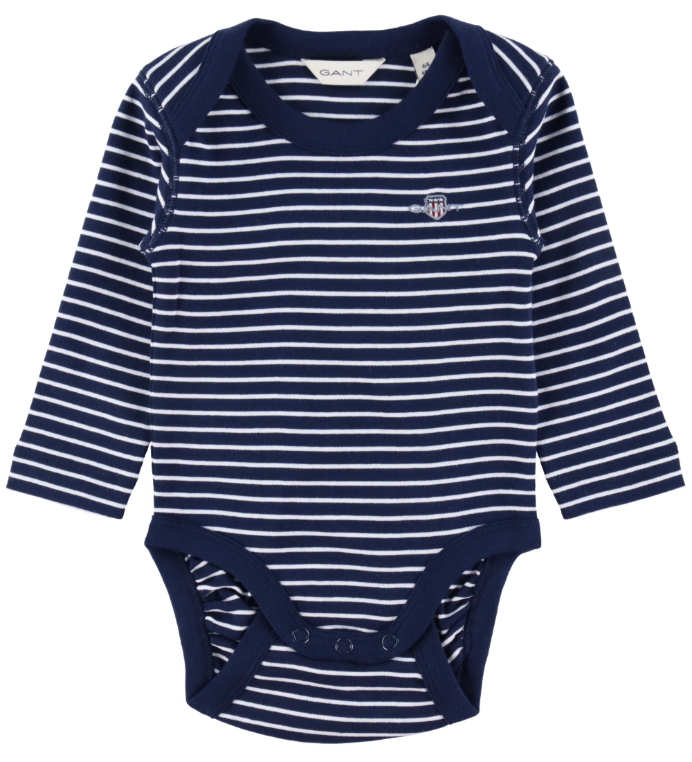 GANT Body l/ä - Shield Striped - Marine - GANT - 1½ Jahre (86) - Body L/Ä von GANT