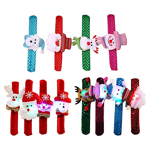 5 x Weihnachts-Armbänder, leuchtendes LED-Armband, Spielzeug, blinkend für Partys 5 x Weihnachts-Armbänder, leuchtendes LED-Armband, Spielzeug, blinkend für Partys von GAOFESA