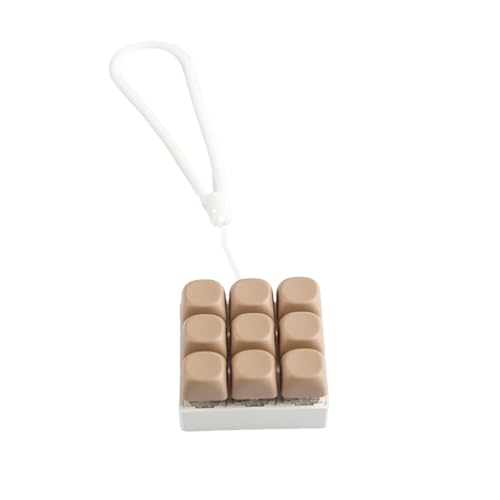 9-Tasten-Tastatur-Klick-Spielzeug, Schlüsselanhänger, mechanische Schalter, Tester für Training und Reisebegleiter 9-Tasten-Tastatur-Klick-Spielzeug, Schlüsselanhänger, mechanische Schalter, Tester für Training und Reisebegleiter von GAOFESA