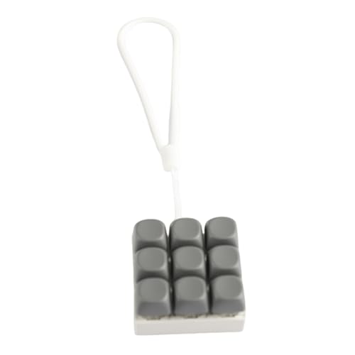 9-Tasten-Tastatur-Klick-Spielzeug, Schlüsselanhänger, mechanische Schalter, Tester für Training und Reisebegleiter 9-Tasten-Tastatur-Klick-Spielzeug, Schlüsselanhänger, mechanische Schalter, Tester für Training und Reisebegleiter von GAOFESA