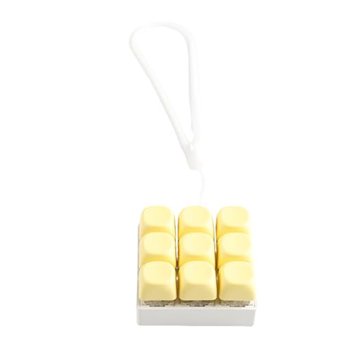 9-Tasten-Tastatur-Klick-Spielzeug, Schlüsselanhänger, mechanische Schalter, Tester für Training und Reisebegleiter 9-Tasten-Tastatur-Klick-Spielzeug, Schlüsselanhänger, mechanische Schalter, Tester für Training und Reisebegleiter von GAOFESA