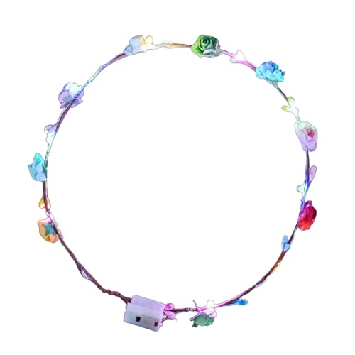 GAOFESA 10 Stück LED-beleuchtete Blumenkronen-Stirnbänder, schimmernde Blumen-Haarbänder, Zubehör für besondere Anlässe und lustige, leuchtende Stirnbänder GAOFESA 10 Stück LED-beleuchtete Blumenkronen-Stirnbänder, schimmernde Blumen-Haarbänder, Zubehör für besondere Anlässe und lustige, leuchtende Stirnbänder von GAOFESA