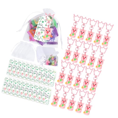 GAOFESA 20 Stück Charm-Schlüsselanhänger mit Kordelzug und Verpackungsetikett für Geburtstagsfeiern, Hochzeiten, Babypartys, buntes Schlüsselanhänger-Set GAOFESA 20 Stück Charm-Schlüsselanhänger mit Kordelzug und Verpackungsetikett für Geburtstagsfeiern, Hochzeiten, Babypartys, buntes Schlüsselanhänger-Set von GAOFESA