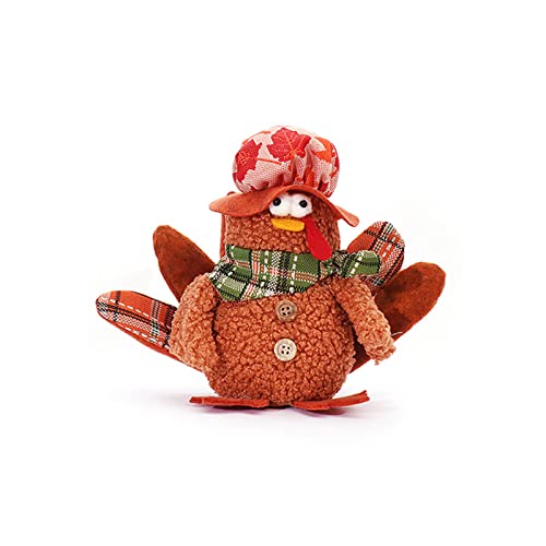 GAOFESA Herbst Truthahn für Puppe Thanksgiving Plüsch Truthahn Puppen Leuchtende Truthahn für Puppe für Urlaub Hof Dekorationen GAOFESA Herbst Truthahn für Puppe Thanksgiving Plüsch Truthahn Puppen Leuchtende Truthahn für Puppe für Urlaub Hof Dekorationen von GAOFESA