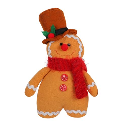 GAOFESA Lebkuchenmann, Plüschpuppe, Weihnachtskoch, Kekse, Mann, Weihnachtsdekoration, für Zuhause, Neujahr, Kinder GAOFESA Lebkuchenmann, Plüschpuppe, Weihnachtskoch, Kekse, Mann, Weihnachtsdekoration, für Zuhause, Neujahr, Kinder von GAOFESA
