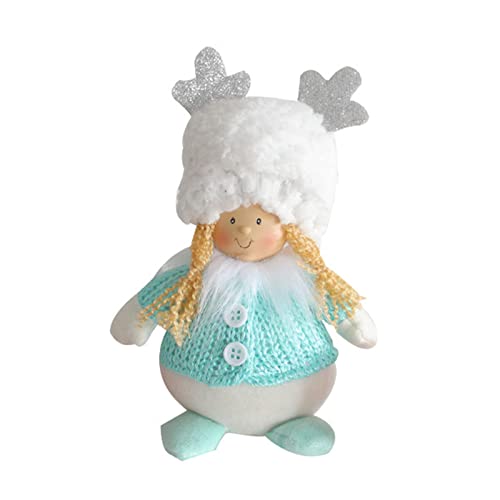 GAOFESA Puppen-Weihnachtsdekoration, Plüsch, gefüllt, für Jungen und Mädchen, mit Geweih-Hut, Urlaub für Puppen, Geschenke für Kinder und Frauen, 19,1 cm GAOFESA Puppen-Weihnachtsdekoration, Plüsch, gefüllt, für Jungen und Mädchen, mit Geweih-Hut, Urlaub für Puppen, Geschenke für Kinder und Frauen, 19,1 cm von GAOFESA