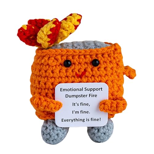 GAOFESA Strickgarn, Emotion, Dumpster, Spielzeug, weich, gestrickt, Miniaturfigur für Zuhause und Büro GAOFESA Strickgarn, Emotion, Dumpster, Spielzeug, weich, gestrickt, Miniaturfigur für Zuhause und Büro von GAOFESA