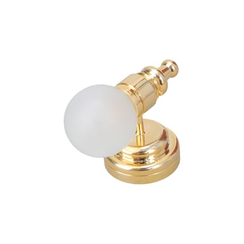 GAOFESA Wandleuchte Schlafzimmer Wandlampe Miniaturmöbel Modell Puppenhäuser Zubehör Realistische Beleuchtung Spielzeug Spielset 1:12 GAOFESA Wandleuchte Schlafzimmer Wandlampe Miniaturmöbel Modell Puppenhäuser Zubehör Realistische Beleuchtung Spielzeug Spielset 1:12 von GAOFESA