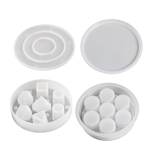 Zarte Silikonwürfel, Bastelformen, bunt, englische Würfelformen, Set für Gaming Zarte Silikonwürfel, Bastelformen, bunt, englische Würfelformen, Set für Gaming von GAOFESA