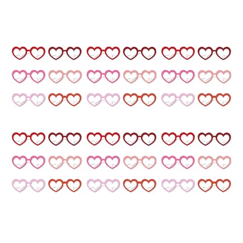 GAOINTELL 36 Stücke Herzförmige Brille 3D Brille Für Partyunterhaltung Und Fotos Handgefertigte Brillenfotografie Requisiten GAOINTELL 36 Stücke Herzförmige Brille 3D Brille Für Partyunterhaltung Und Fotos Handgefertigte Brillenfotografie Requisiten von GAOINTELL