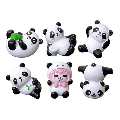 GAOINTELL 6pcs Panda Miniaturfiguren Für Kuchendekoration Tierfiguren Spielzeug Für Partysereignisse Oder Autodrettzubehör GAOINTELL 6pcs Panda Miniaturfiguren Für Kuchendekoration Tierfiguren Spielzeug Für Partysereignisse Oder Autodrettzubehör von GAOINTELL
