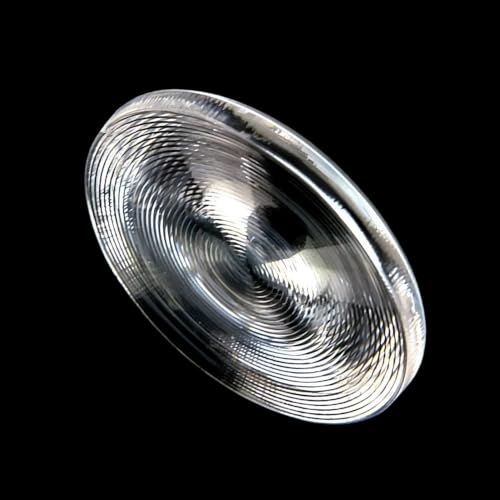 1 Stück 2 x 40 mm Gewinde-Kondensatorlinse aus PMMA for Solarlicht, runde Acryllinse, Brennweite 28–80 mm for Bühnenlicht(70mm) von GAOJUDAF