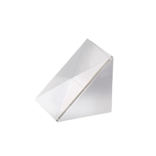 1 Stück 90-Grad-K9-Prisma aus optischem Glass, 10 x 10 x 10 mm, klares optisches Linsenglas, rechtwinklig for den Physikunterricht von GAOJUDAF