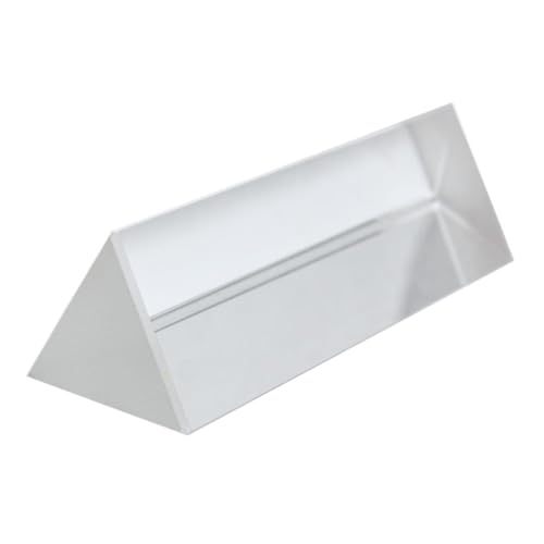1 Stück Dreieckprisma aus optischem Glass, 30 x 30 x 50 mm, dreifacher Physikrefraktor for Unterrichten des Lichtspektrums von GAOJUDAF