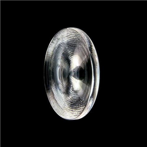 2 Stück kleine optische PMMA-Linsen mit Gewindefläche, hochtransparent, 12 x 6 x 2 mm, runde Kondensorlinsen von GAOJUDAF